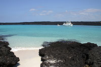 Galapagos - Sandstrand auf Sombrero Chino