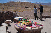 Chile - Die Lagune Miscanti - Mittagessen auf 4300m ü.M.
