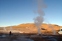 Chile - Geysire el Tatio - Mit 80 aktiven Geysieren ist El Tatio einer der drittgrösste Geysiere der Welt