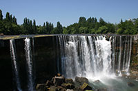 Chile - 70km südlich von Santiago liegt der Salto del Laja - der grösste Wasserfall Chiles - 100 Meter breit und 55 Meter tief!
